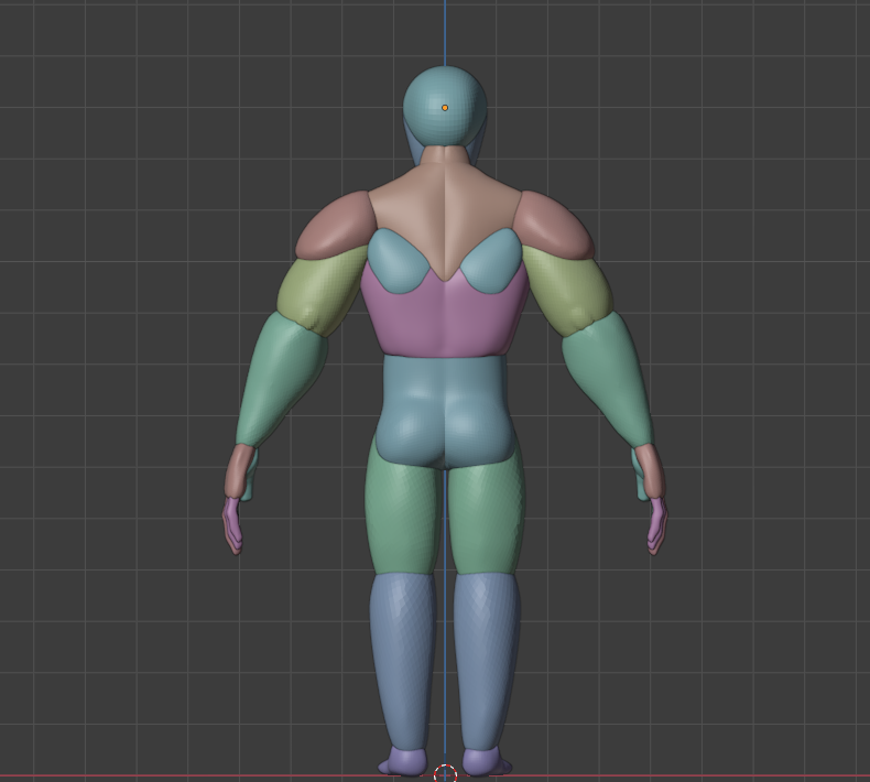 Stylized Male rough base mesh blocking preview image 2